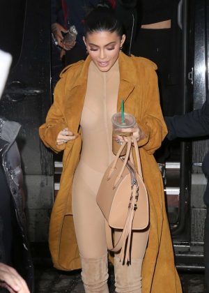 Kylie Jenner - Arrives at Pop Up Shop in New York
