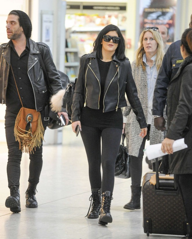 Kylie Jenner at Heathrow Airport -03 – GotCeleb