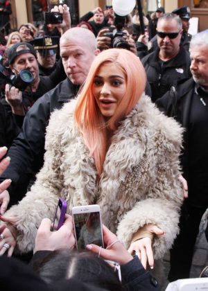Kylie Jenner at her Pop-Up Store Kylie in New York City