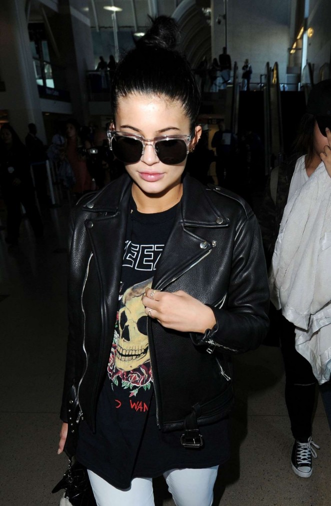 Kylie Jenner at LAX Airport in Los Angeles