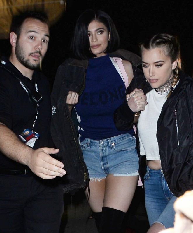 Kylie Jenner at Rihanna's Anti World Tour in Inglewood