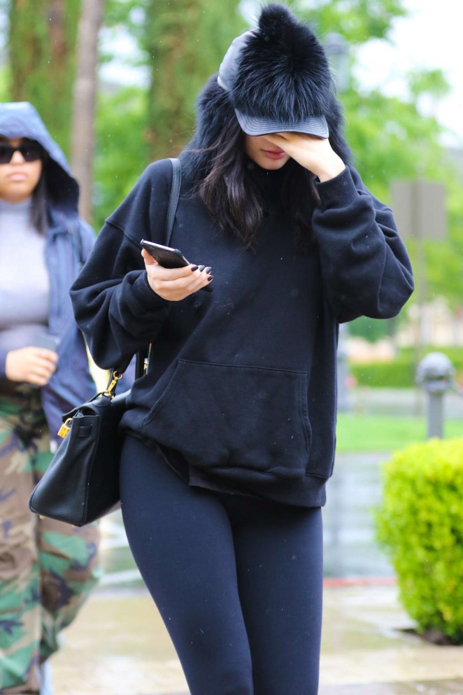 Kylie Jenner in Spandex out in Los Angeles