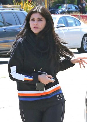 Kylie Jenner in Tights -23 | GotCeleb