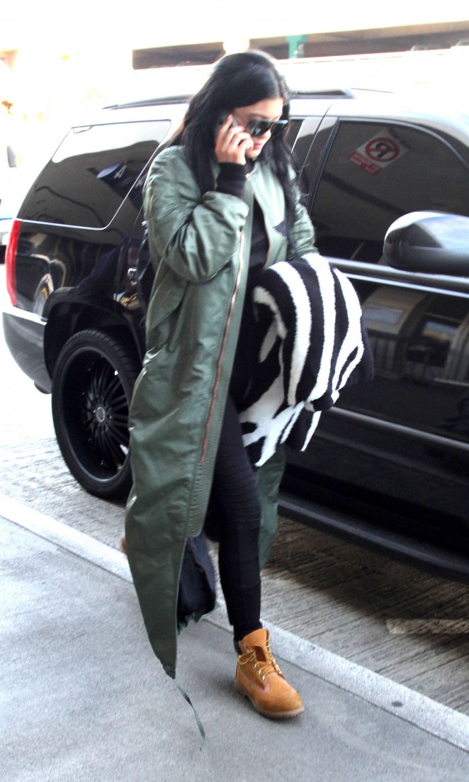 Kylie Jenner - LAX Airport in LA