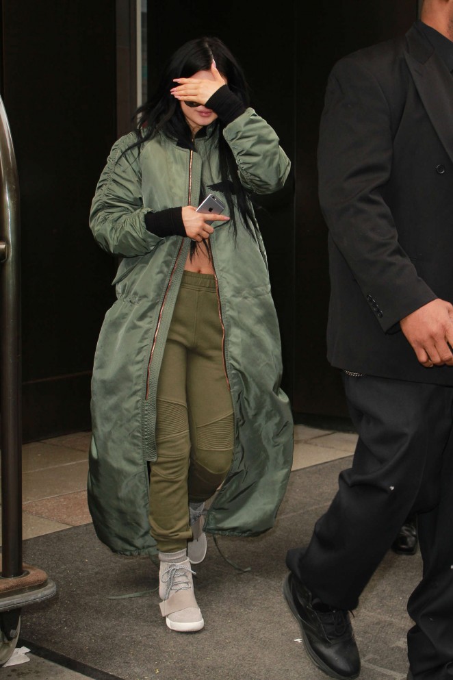 Kylie Jenner - Leaving the Trump Hotel in NYC
