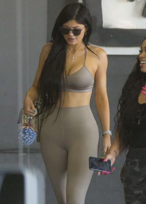 Kylie Jenner - Leaving Westfield Topanga Mall in Canoga Park