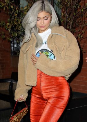Kylie Jenner - Night out in NYC