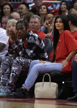 Kylie Jenner - Oklahoma City Thunder v Houston Rockets Game Five in Houston
