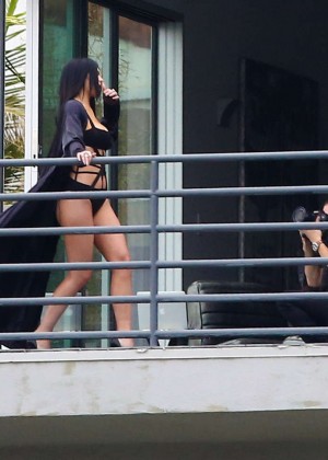 Kylie Jenner - On a photoshoot in Hollywood