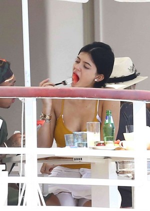 Kylie Jenner Out in Cannes