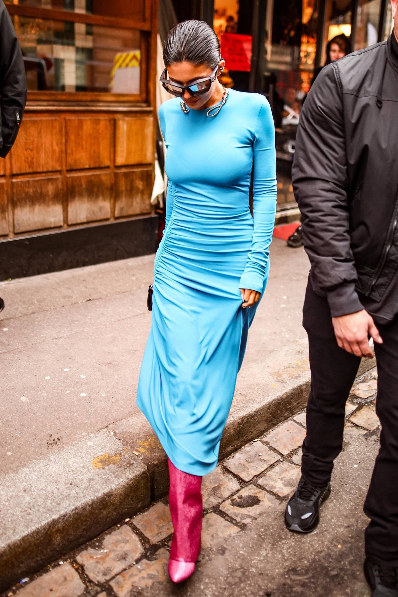 Kylie Jenner 2023 : Kylie Jenner – Pictured during Haute-Couture Spring-Summer 2023 Fashion Week in Paris-03