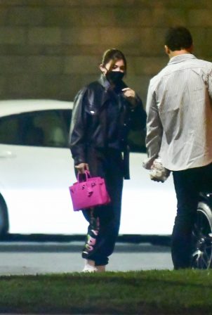 Kylie Jenner - Seen at private terminal at LAX in Los Angeles
