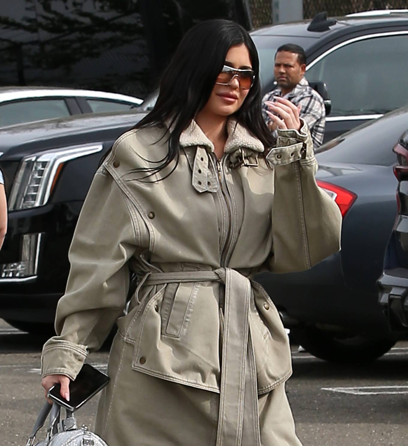 Kylie Jenner - Steps off her 100 million dollar private jet in New York