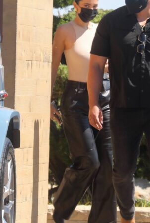 Kylie Jenner - With Kris Jenner spotted after lunch at Nobu in Malibu