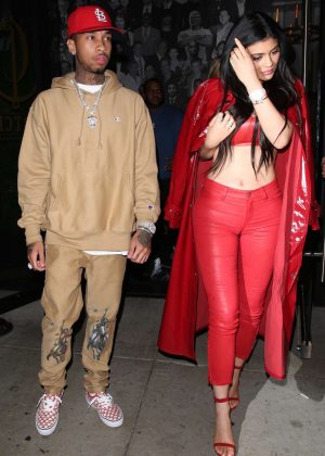 Kylie Jenner With Tyga at Catch LA in West Hollywood