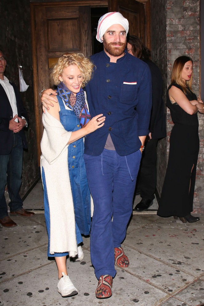Kylie Minogue at Lady Gaga's 30th Birthday Party in LA