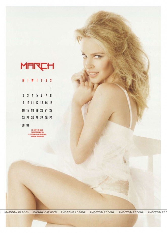Kylie Minogue - Official Calendar 2015