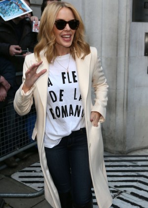 Kylie Minogue - Out and about in London