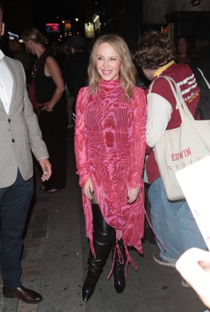 Kylie Minogue - Pictured at the London Fashion Week Opening Party