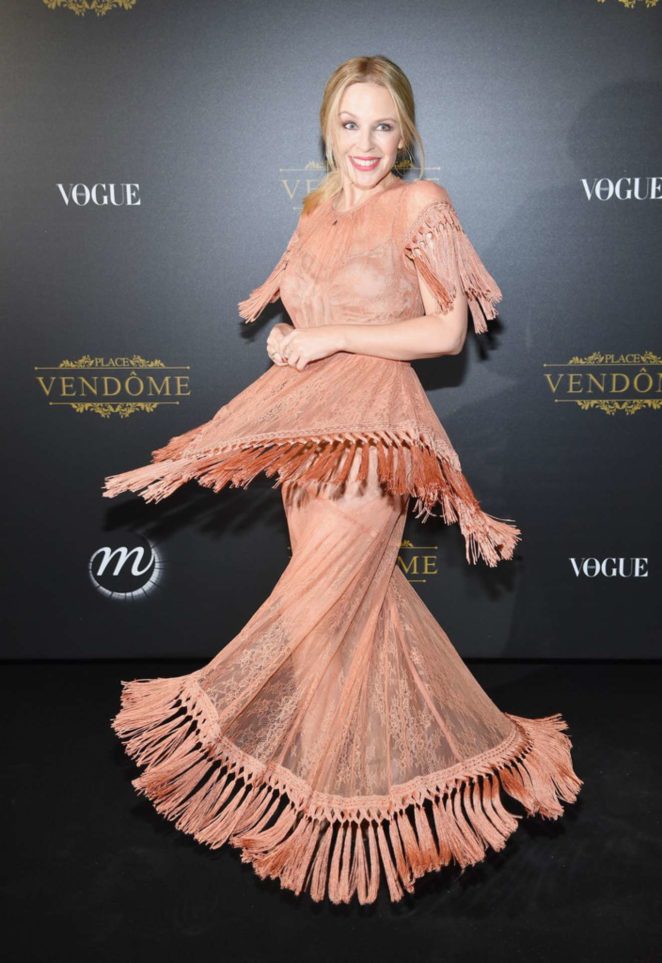 Kylie Minogue - Vogue party at 217 Paris Fashion Week