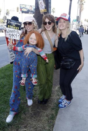 Kyra Gardner - With Hannah May Cumming and Barbara Crampton at SAG-Aftra in Los Angeles