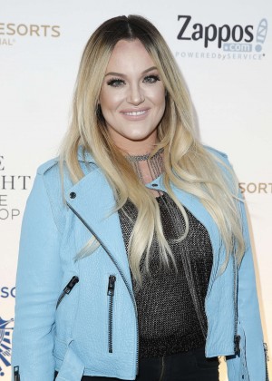 Lacey Schwimmer - One Night for ONE DROP Blue Carpet in Las Vegas