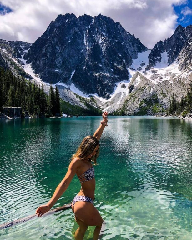 Lacey Spalding - Up in the mountains - Instagram