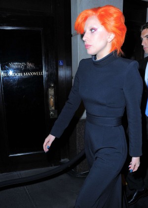 Lady Gaga - Arrives at hotel Elysee in NY