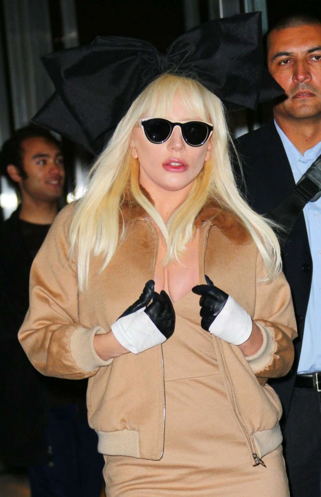 Lady Gaga - Arrives at JFK Airport in NY