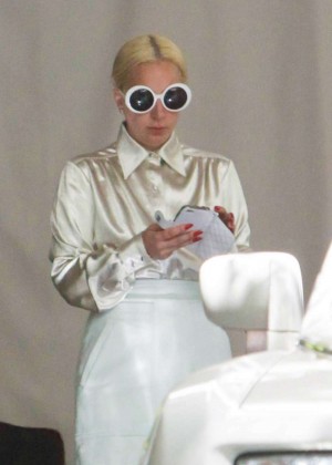 Lady Gaga at Chateau Marmont in West Hollywood