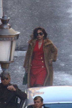 Lady Gaga - Films Gucci’s movie set in Roma