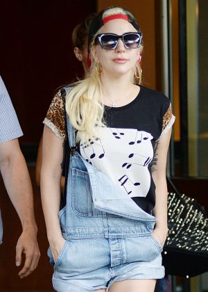 Lady Gaga in Jeans out in New York City