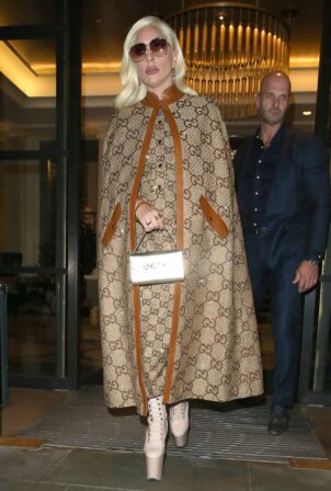 Lady Gaga - Is seen here at The House Of Gucci screening in Leicester Square