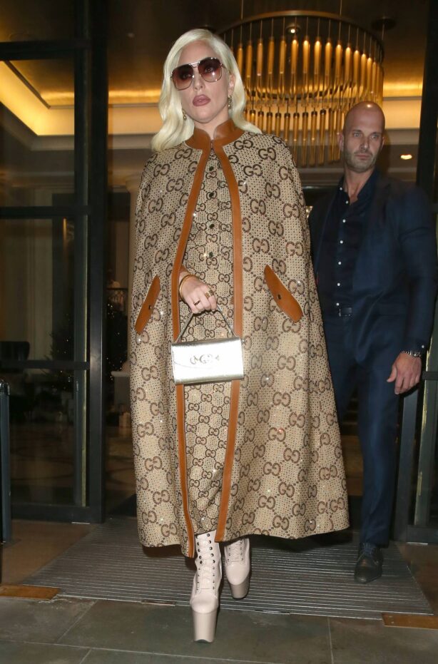 Lady Gaga - Is seen here at The House Of Gucci screening in Leicester Square