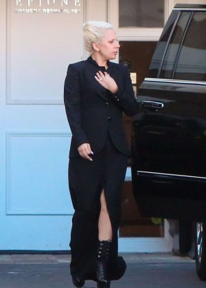 Lady Gaga - Leaves Epione Cosmetic Laser Center in Beverly Hills