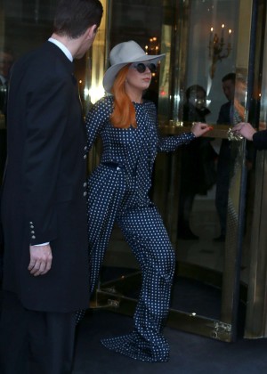 Lady Gaga – Leaving her hotel in Paris – GotCeleb