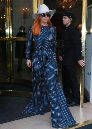 Lady Gaga – Leaving her hotel in Paris | GotCeleb