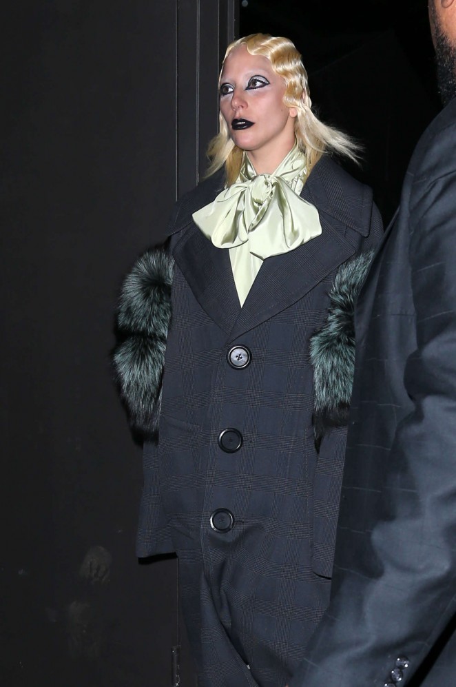 Lady Gaga - Marc Jacobs 2016 Fashion Show in NYC