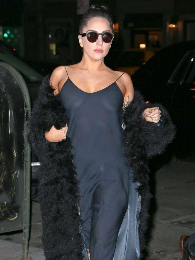 Lady Gaga Night Out in NYC