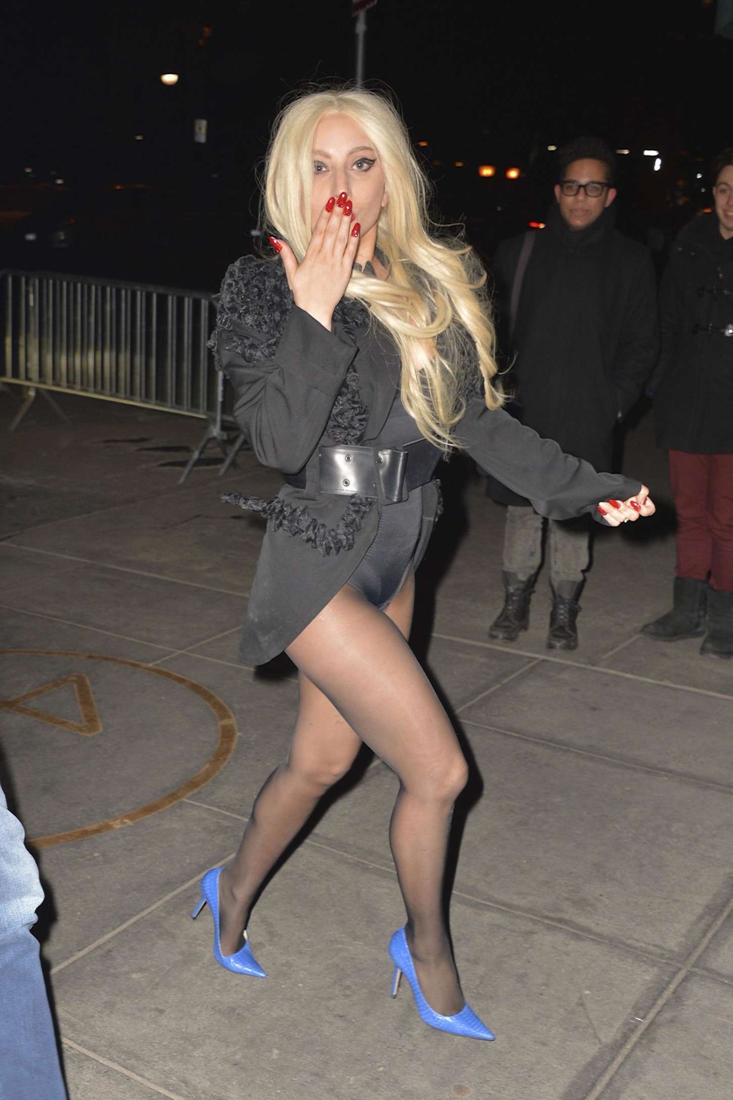 Lady Gaga out in NYC. 