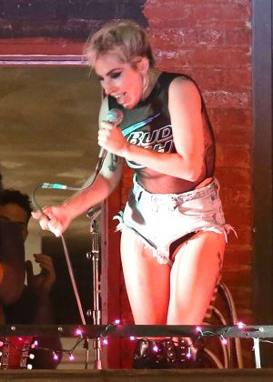 Lady Gaga Performing live at The Bitter End in New York