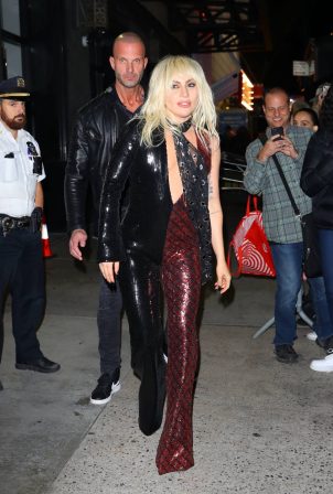 Lady Gaga - Pictured The Rolling Stones Hackney Diamonds Album Launch party in New York