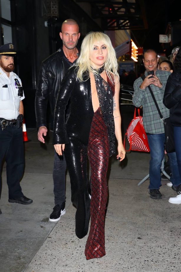 Lady Gaga - Pictured The Rolling Stones Hackney Diamonds Album Launch party in New York