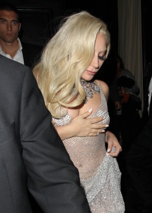 Lady Gaga - Seen leaving Beso Restaurant in Hollywood