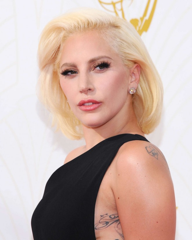 Lady Gaga - 2015 Primetime Emmy Awards in LA