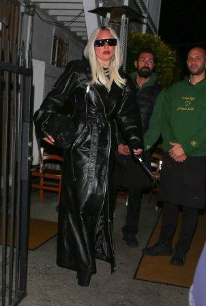 Lady Gaga - With Beau Michael Polansky at Giorgio Baldi in Los Angeles