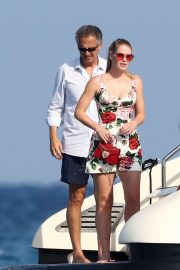 Lady Kitty Spencer and Michael Lewis - Spotted in St Tropez