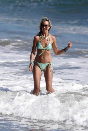 Lady Victoria Hervey - In a bikini on the beach in Malibu.