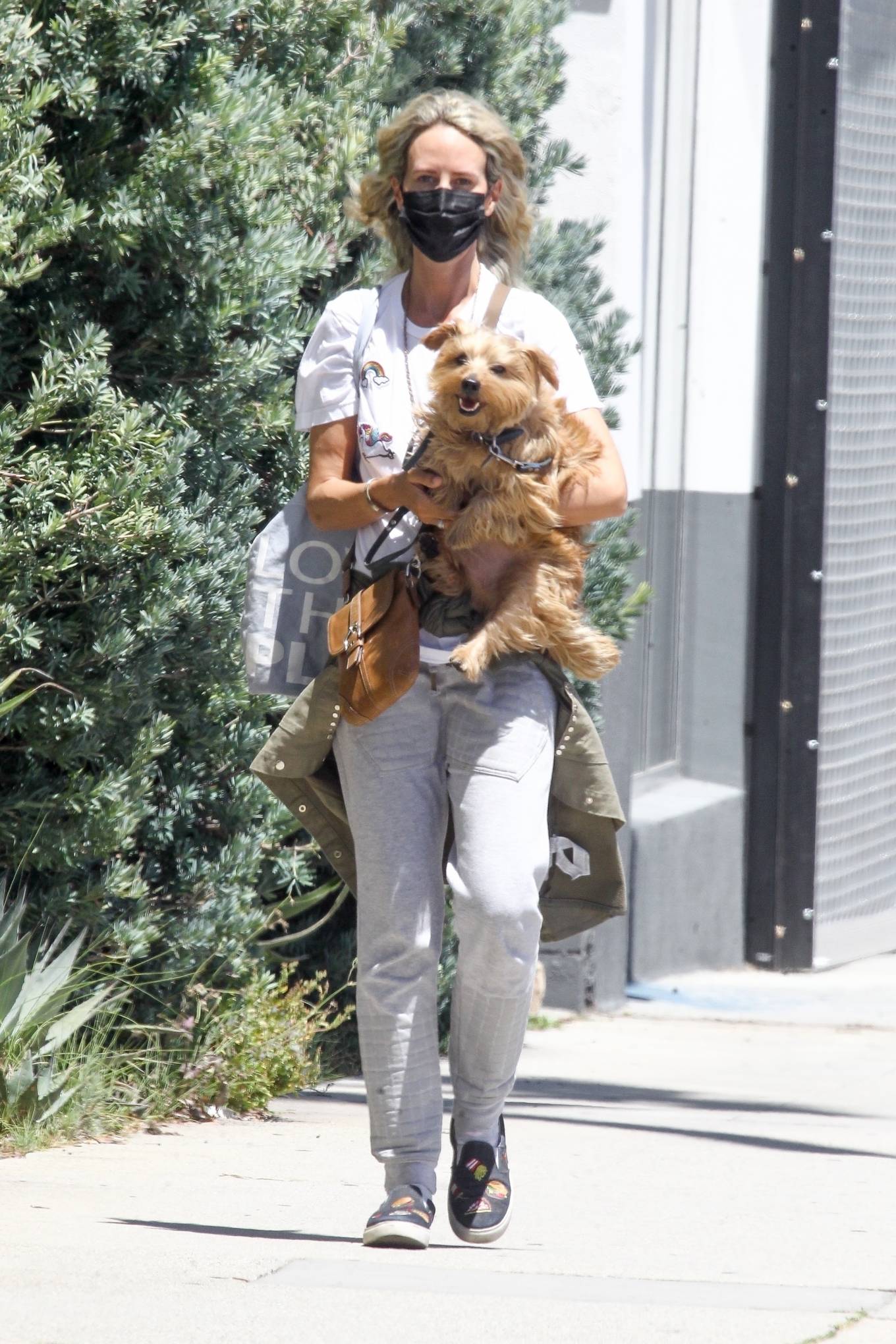 Lady Victoria Hervey â€“ Out for a walk with her dog in West Hollywood