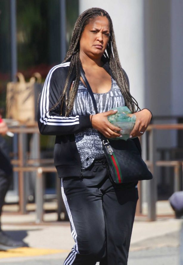 Laila Ali - Shopping candids in Los Angeles